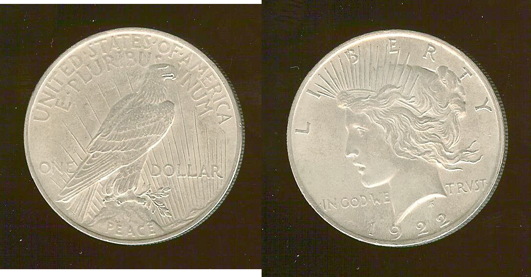 USA $1 1922 gEF